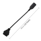 Car-3-Pin-to-16-Pin-OBD-Cable-for-Honda,-Cable-Length:-40cm
