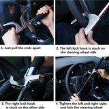 Car-Adjustable-Telescopic-U-Shape-Steering-Wheel-Lock-Anti-theft