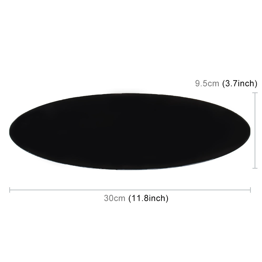 Car-Auto-Oval-Soft-Rubber-Dashboard-Anti-slip-Pad-Mat-for-Phone-/-GPS/-MP4/-MP3,-Size:-30*9.5cm