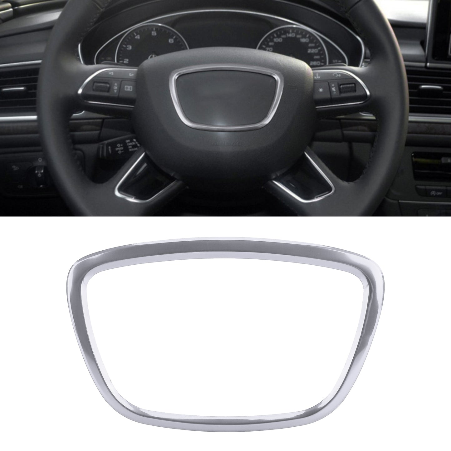 Car-Auto-Steering-Wheel-Ring-Cover-Trim-Sticker-Decoration-for-Audi-(Silver)