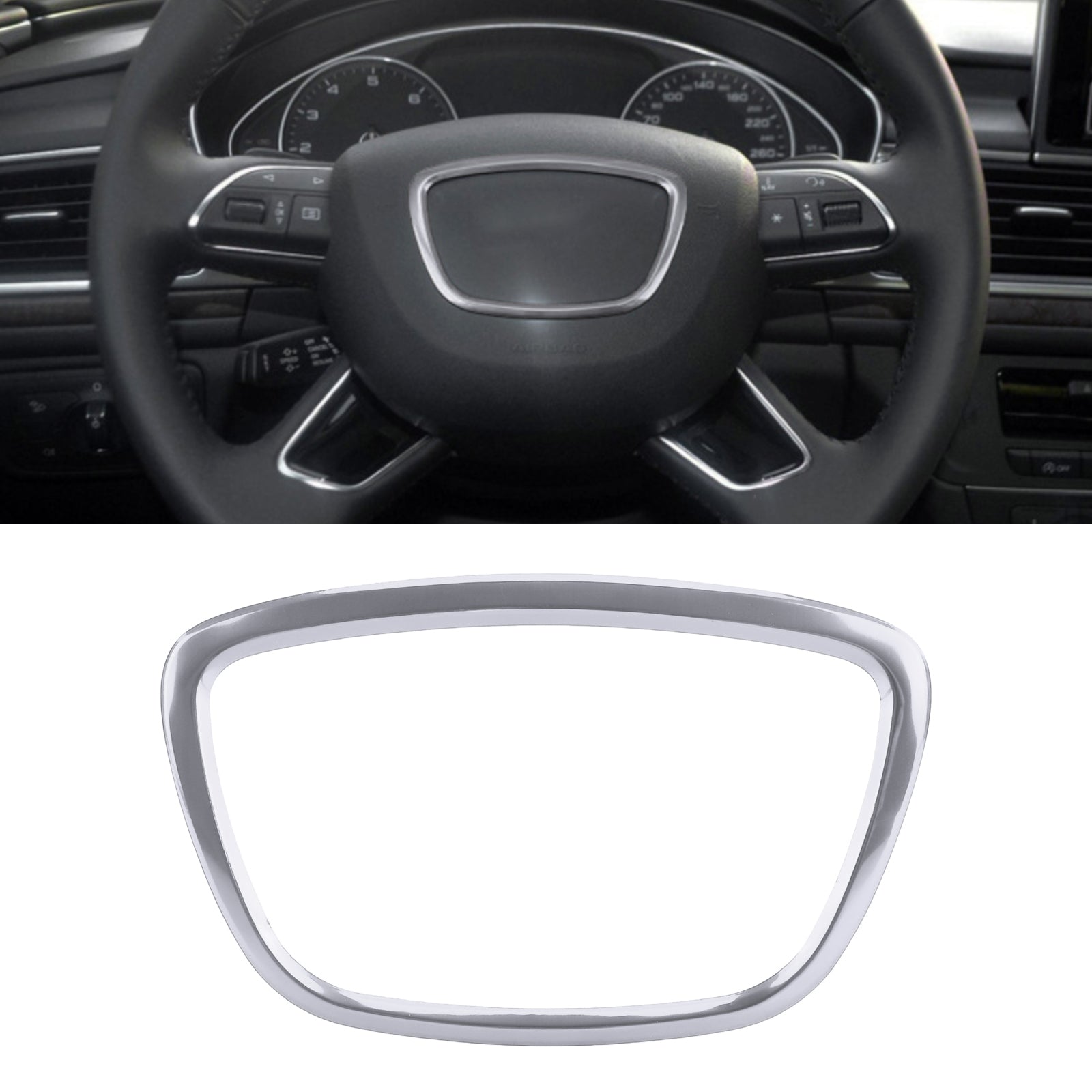 Car-Auto-Steering-Wheel-Ring-Cover-Trim-Sticker-Decoration-for-Audi-(Silver)
