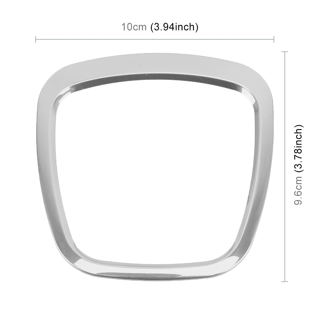 Car-Auto-Steering-Wheel-Decorative-Ring-Cover-Trim-Sticker-Decoration-for-Audi(Silver)
