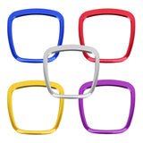 Car-Auto-Steering-Wheel-Decorative-Ring-Cover-Trim-Sticker-Decoration-for-Audi(Silver)