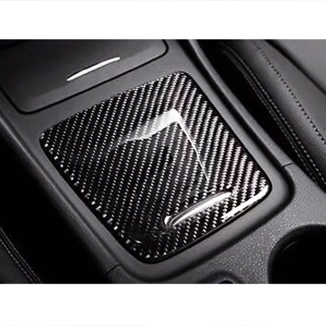 Car-Carbon-Fiber-Storage-Box-Panel-Decorative-Sticker-for-Mercedes-Benz-GLA-2015-2018