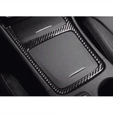 Car-Carbon-Fiber-Central-Control-Panel-Frame-Decorative-Sticker-for-Mercedes-Benz-GLA-2015-2018