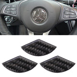 Car-Carbon-Fiber-Steering-Wheel-Decorative-Sticker-for-Mercedes-Benz-GLA-2015-2018
