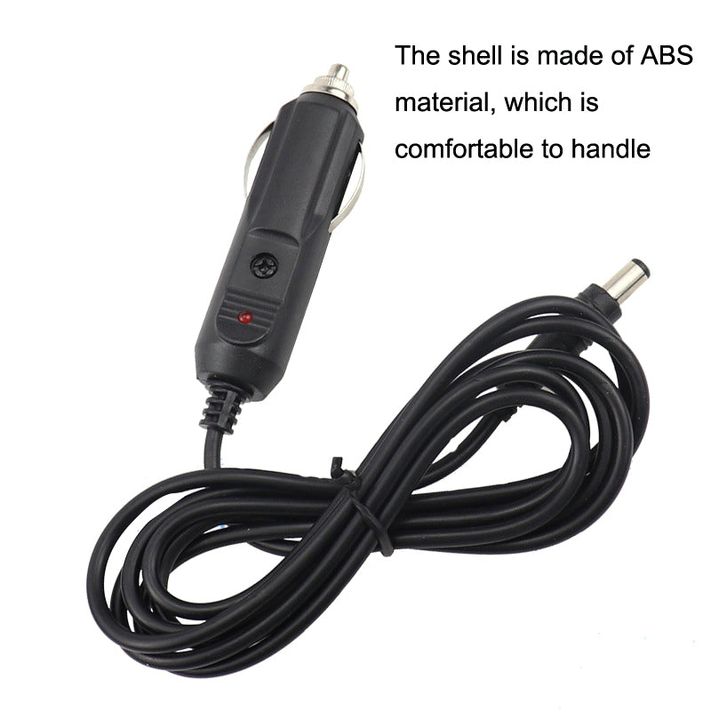 Car-Cigarette-Lighter-Plug-With-Fuse-/-Indicator-Cable-Length:-1.6m
