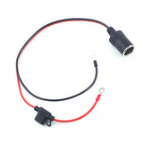Car-Cigarette-Lighter-Female-Socket-With-20A-Fuse-Tube,-Cable-Length:-1m