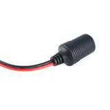 Car-Cigarette-Lighter-Female-Socket-With-20A-Fuse-Tube,-Cable-Length:-1m