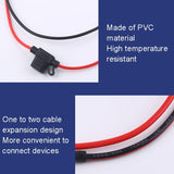 Car-Cigarette-Lighter-Female-Socket-With-20A-Fuse-Tube,-Cable-Length:-1m