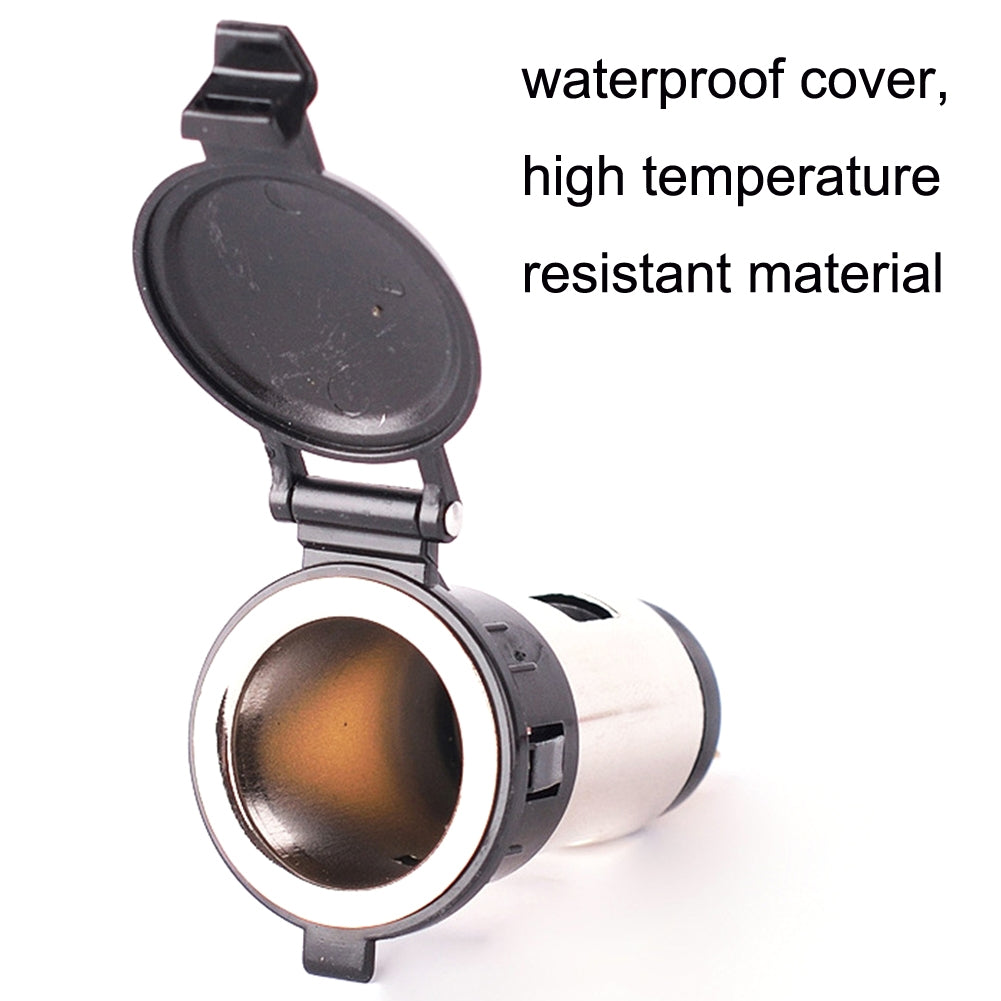 Car-Cigarette-Lighter-Socket-Waterproof-Power-Supply-120W/250W-Modification-12/24V-Cigarette-Lighter-Mother-Seat