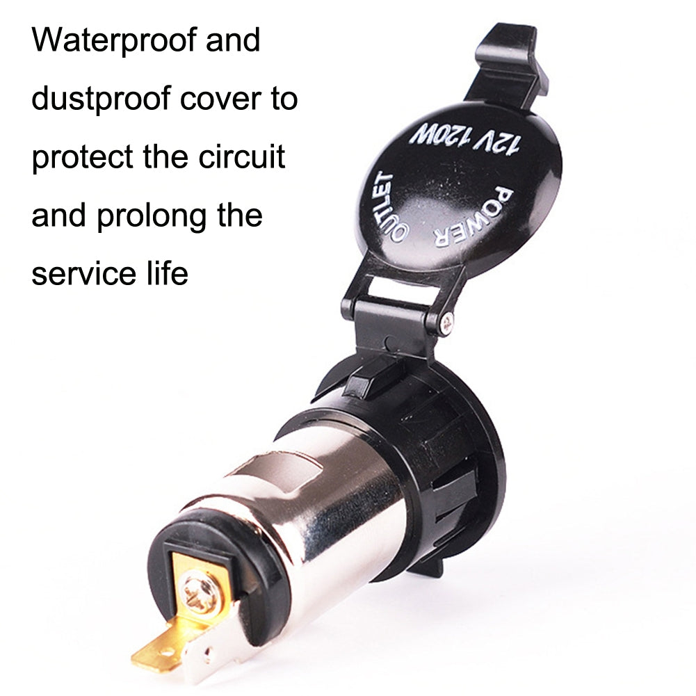 Car-Cigarette-Lighter-Socket-Waterproof-Power-Supply-120W/250W-Modification-12/24V-Cigarette-Lighter-Mother-Seat