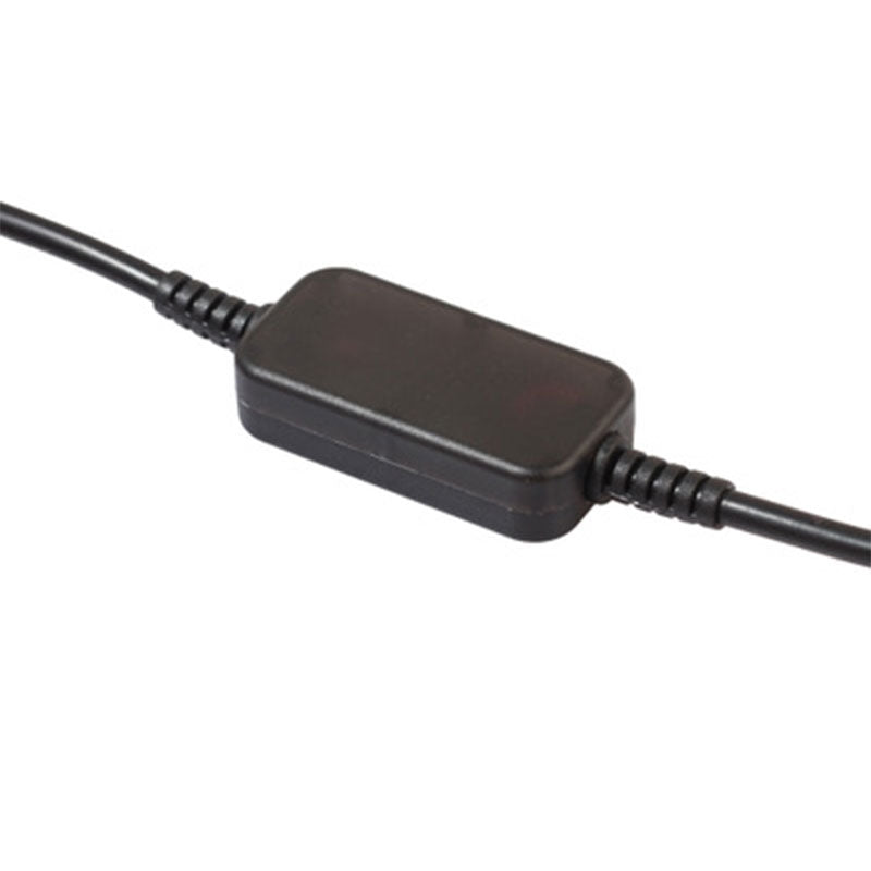 Car-Converter-Adapter-Wired-Controller-USB-to-Cigarette-Lighter-Socket-5V-to-12V-Boost-Power-Adapter-Cable(Black)