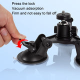 Car-General-Purpose-Vehicle-Bracket-Suction-Cup-Fixed-Glass-Video-Shooting-Base,-Shape:-Suction-Cup+PTZ+Gopro-Screw