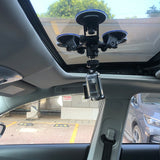 Car-General-Purpose-Vehicle-Bracket-Suction-Cup-Fixed-Glass-Video-Shooting-Base,-Shape:-Suction-Cup+PTZ+Gopro-Screw