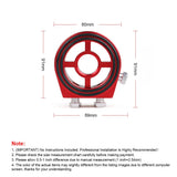 Car-Modification-Oil-Temperature-and-Oil-Pressure-Gauge-Adapter-(Silver)