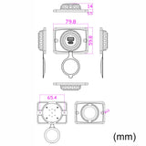 Car-Ship-Modified-Waterproof-USB-Socket-Charger,-Model:-UCC-350-QC+PD-Fast-Charge-30W