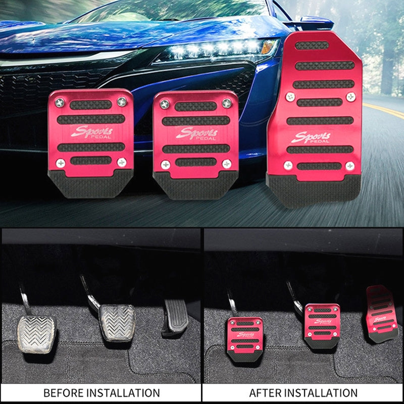 Car-Universal-Non-Slip-Pedal(Red)