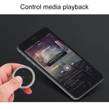 Car-Wireless-Bluetooth-Controller-Mobile-Phone-Multimedia-Multi-functional-Steering-Wheel-Remote-Controller(Silver)