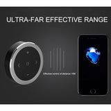 Car-Wireless-Bluetooth-Controller-Mobile-Phone-Multimedia-Multi-functional-Steering-Wheel-Remote-Controller(Silver)