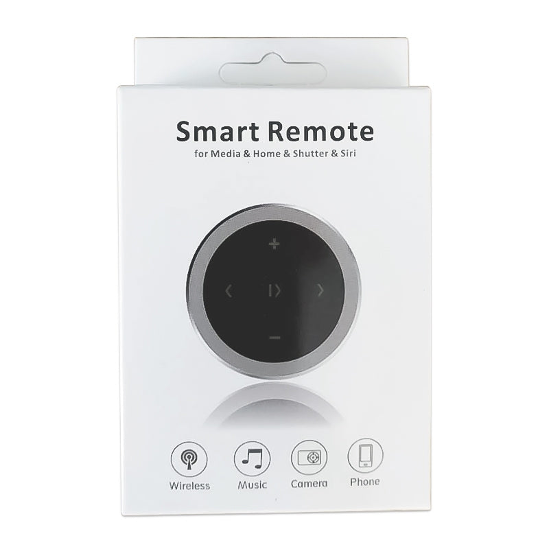 Car-Wireless-Bluetooth-Controller-Mobile-Phone-Multimedia-Multi-functional-Steering-Wheel-Remote-Controller(Silver)