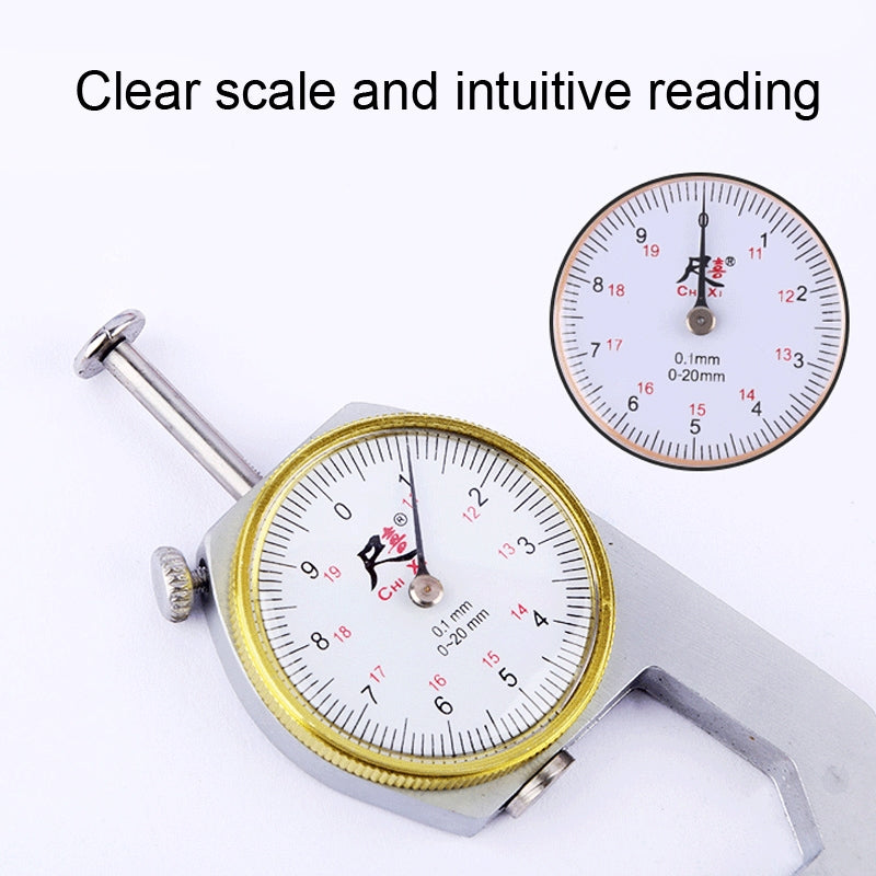 CHIXI-Handheld-Thickness-Gauge-Paper-Thickness-Gauge,-Specification:-Mid-range-0-20mm-Pointed-Head