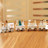 Christmas-Dinner-Table-Decoration,-Wooden-Trains-Children-Kindergarten-Christmas-Decoration-Ornaments-Gifts-(White)