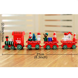 Christmas-Dinner-Table-Decoration,-Wooden-Trains-Children-Kindergarten-Christmas-Decoration-Ornaments-Gifts-(White)
