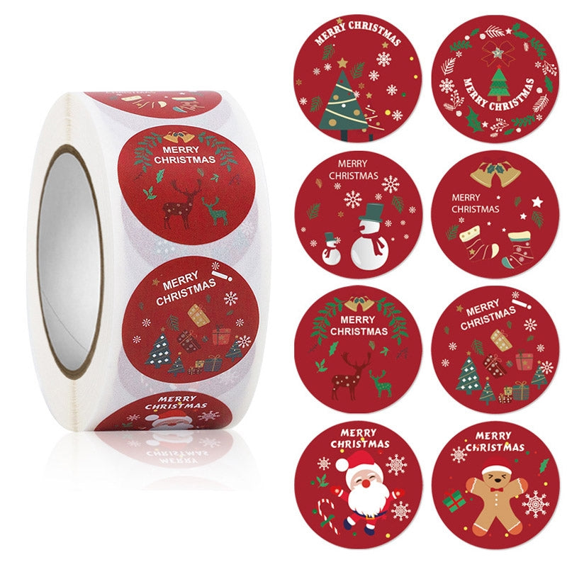 Christmas-Gift-Sticker-Decoration-Label-Sealing-Sticker(HA131)