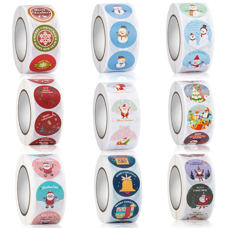 Christmas-Gift-Sticker-Decoration-Label-Sealing-Sticker(HA131)