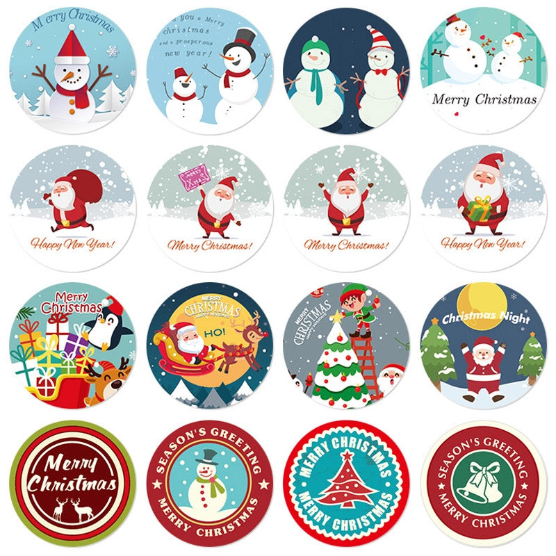 Christmas-Gift-Sticker-Decoration-Label-Sealing-Sticker(HA131)