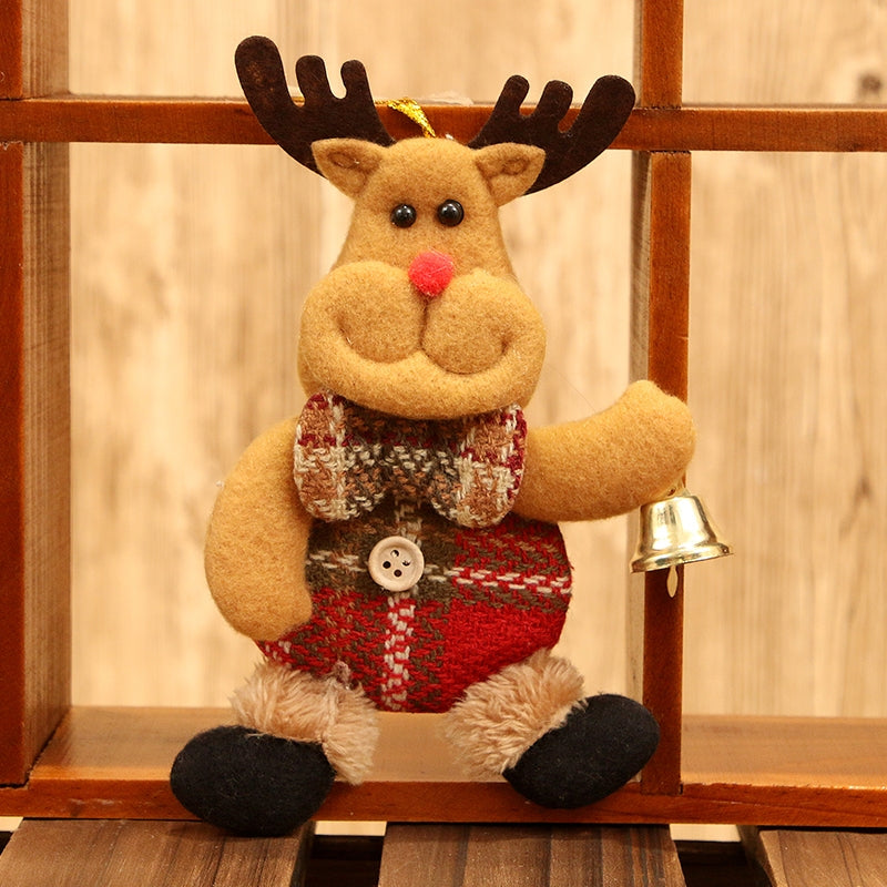 Christmas-Home-Decor-Hanging-Onaments-Dolls-Christmas-Tree-Decorations(Elk)