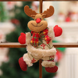 Christmas-Ornaments-Gift-Santa-Claus-Snowman-Dancing-Pendant-Tree-Toy-Doll-Hang-Decorations(Deer)