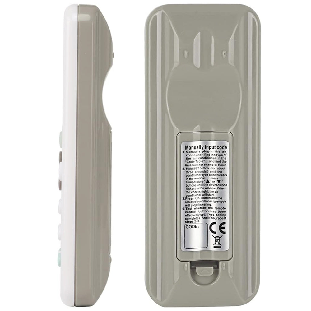 Chunghop-K-1028E-1000-in-1-Universal-A/C-Remote-Controller-with-Flashlight(White)