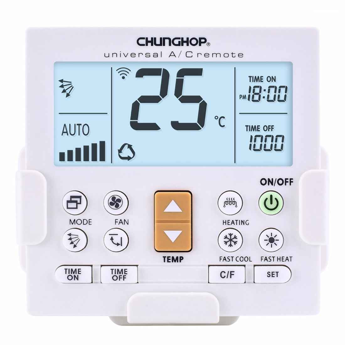 CHUNGHOP-K-650E-Universal-LCD-Air-Conditioner-Remote-Controller-with-Bracket
