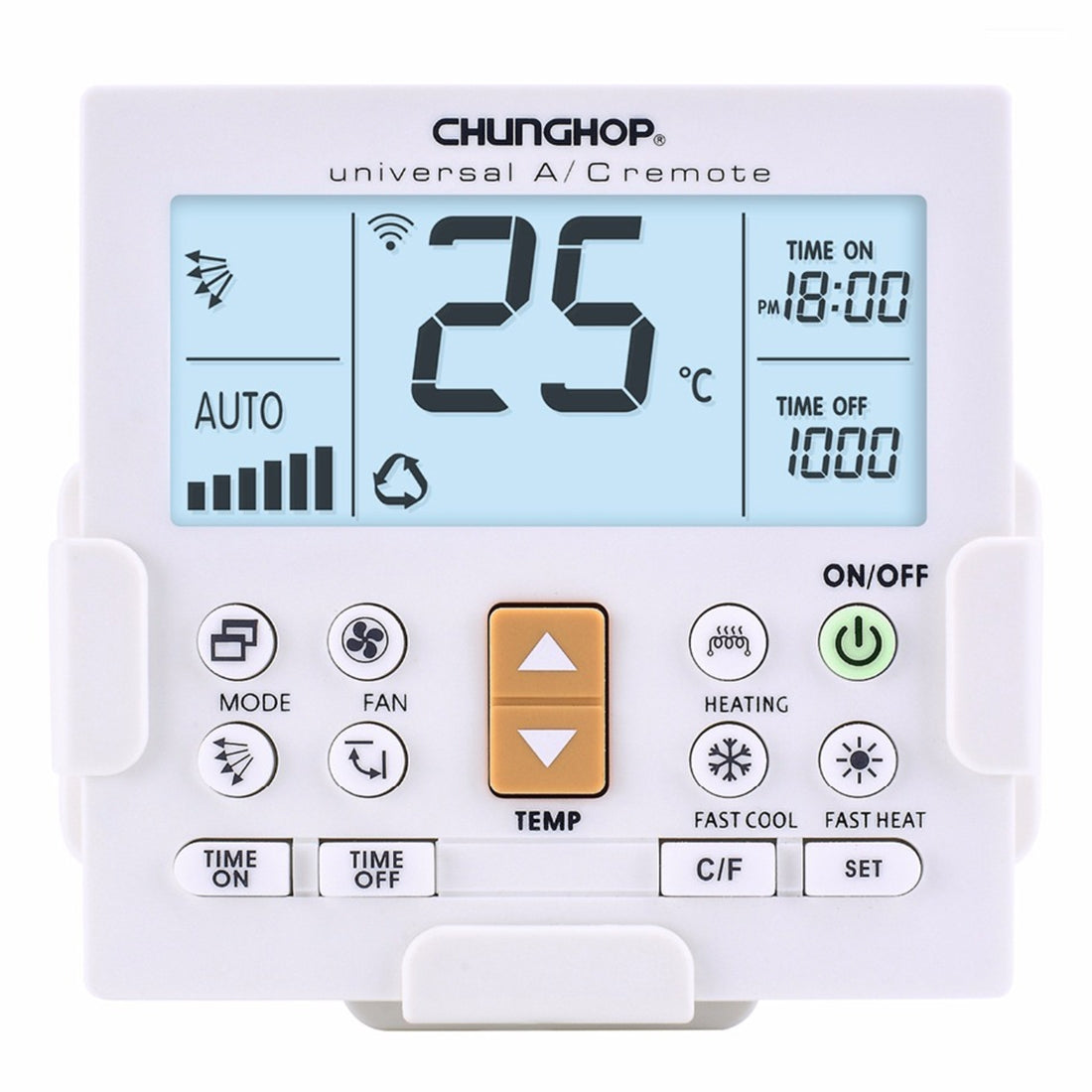 CHUNGHOP-K-650E-Universal-LCD-Air-Conditioner-Remote-Controller-with-Bracket