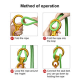 Climbing-Rescue-Figure-8-Descender-Rappelling-Gear-Belay-Device-(Dark-Gray)