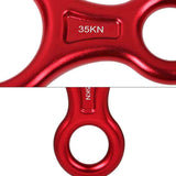 Climbing-Rescue-Figure-8-Descender-Rappelling-Gear-Belay-Device-(Dark-Gray)