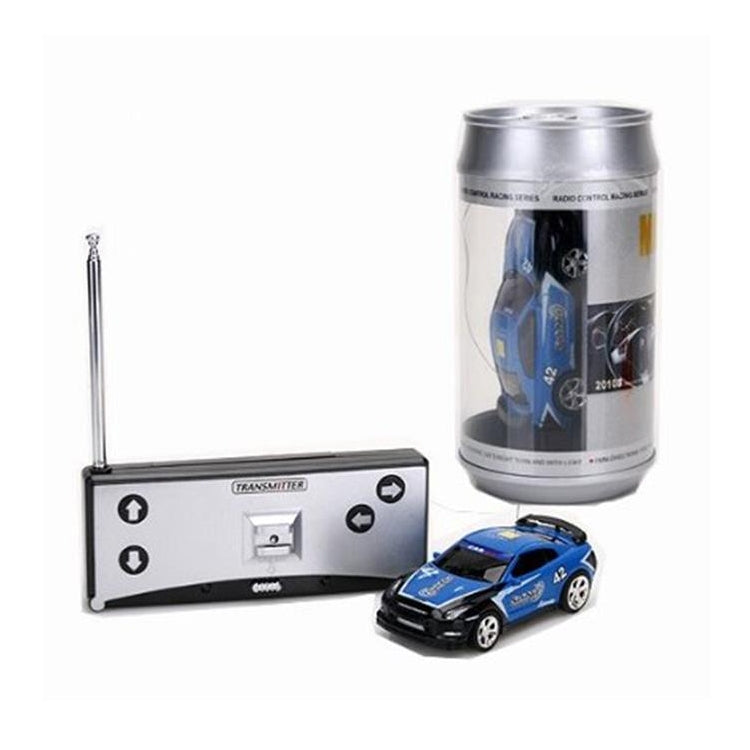 Coke-Can-Mini-RC-Car-Radio-Remote-Control-Micro-Racing-Car(Blue)
