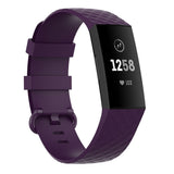 Color-Buckle-TPU-Wrist-Strap-Watch-Band-for-Fitbit-Charge-4-/-Charge-3-/-Charge-3-SE,-Size:-L(Dark-Purple)
