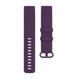 Color-Buckle-TPU-Wrist-Strap-Watch-Band-for-Fitbit-Charge-4-/-Charge-3-/-Charge-3-SE,-Size:-L(Dark-Purple)