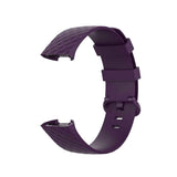 Color-Buckle-TPU-Wrist-Strap-Watch-Band-for-Fitbit-Charge-4-/-Charge-3-/-Charge-3-SE,-Size:-L(Dark-Purple)