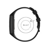 Color-Buckle-TPU-Wrist-Strap-Watch-Band-for-Fitbit-Charge-4-/-Charge-3-/-Charge-3-SE,-Size:-L(Dark-Purple)