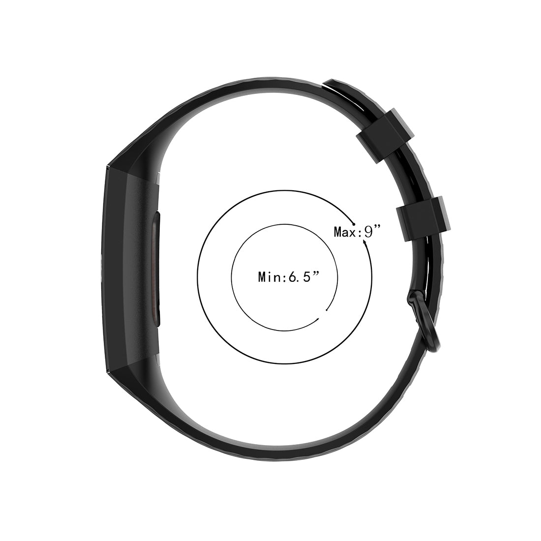 Color-Buckle-TPU-Wrist-Strap-Watch-Band-for-Fitbit-Charge-4-/-Charge-3-/-Charge-3-SE,-Size:-L(Dark-Purple)