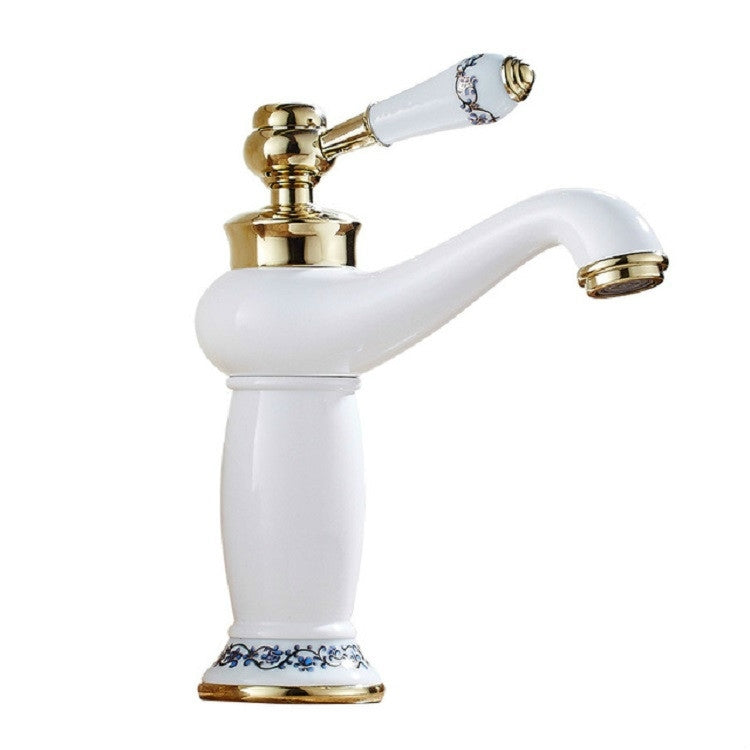 Copper-Antique-Hot-Cold-Double-Blue-White-Porcelain-Faucet