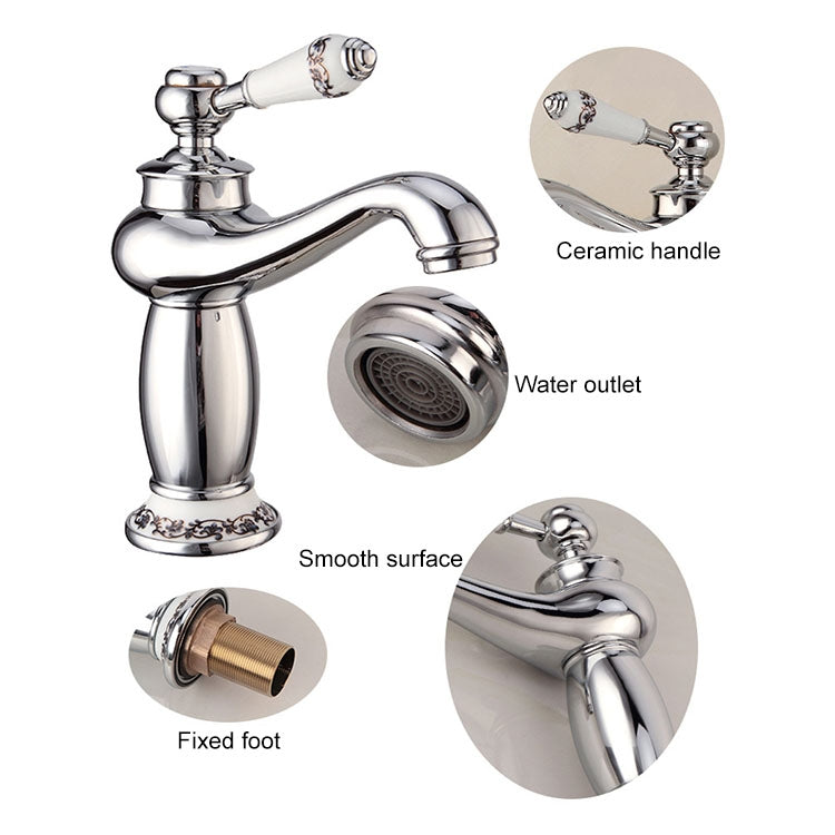 Copper-Antique-Hot-Cold-Double-Blue-White-Porcelain-Faucet