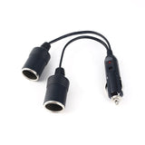 Copper-Car-Cigarette-Lighter-Extension-12/24V-10A-General-1-Drag-2-Car-Charging