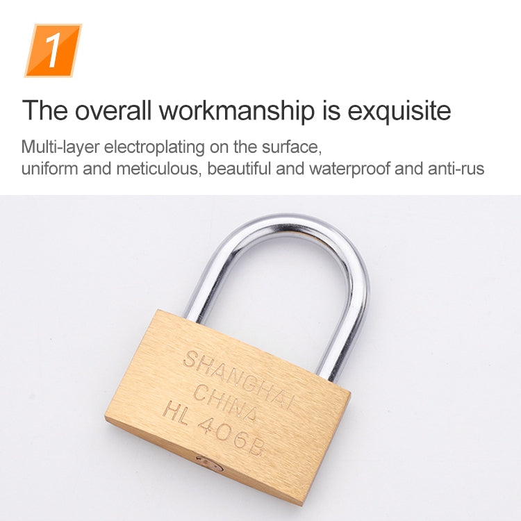 Copper-Padlock-Small-Lock,-Style:-Long-Lock-Beam,-50mm-Open