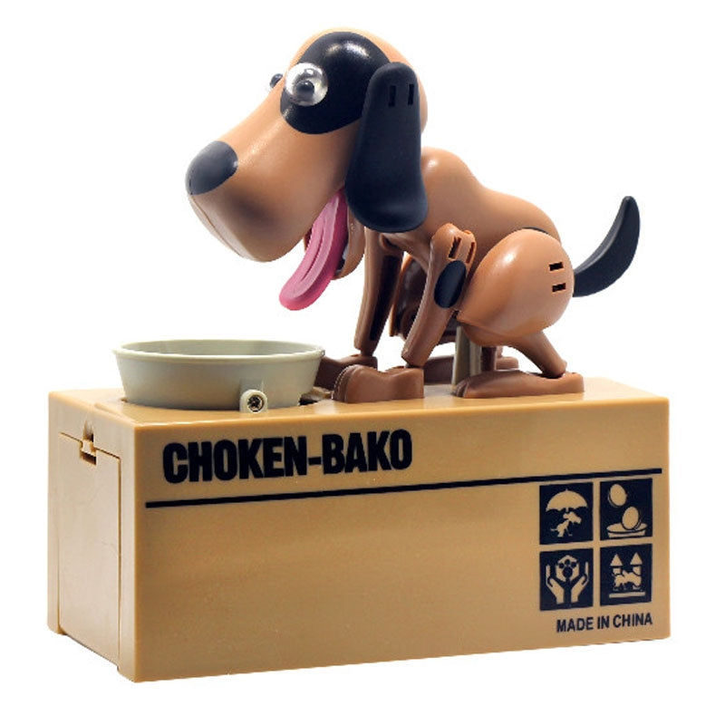 Creative-Cartoon-Edacious-Puppy-Automatic-Money-Eating-Coin-Saving-Box,-Brown-Spotted-Dog