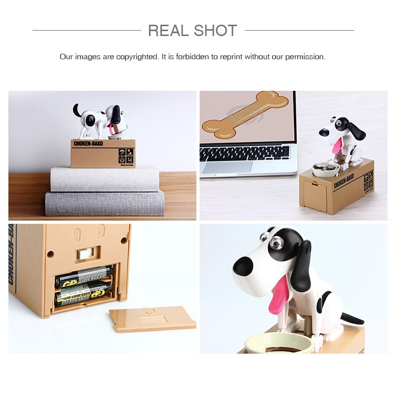 Creative-Cartoon-Edacious-Puppy-Automatic-Money-Eating-Coin-Saving-Box,-Brown-Spotted-Dog